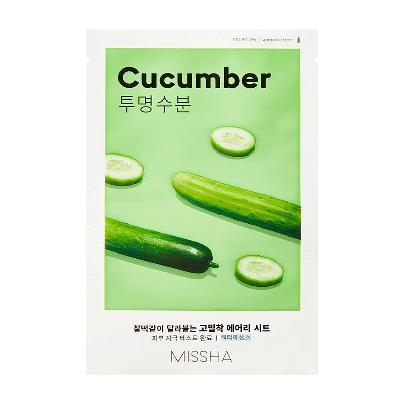 MISSHA - Airy Fit Sheet Mask - Cucumber