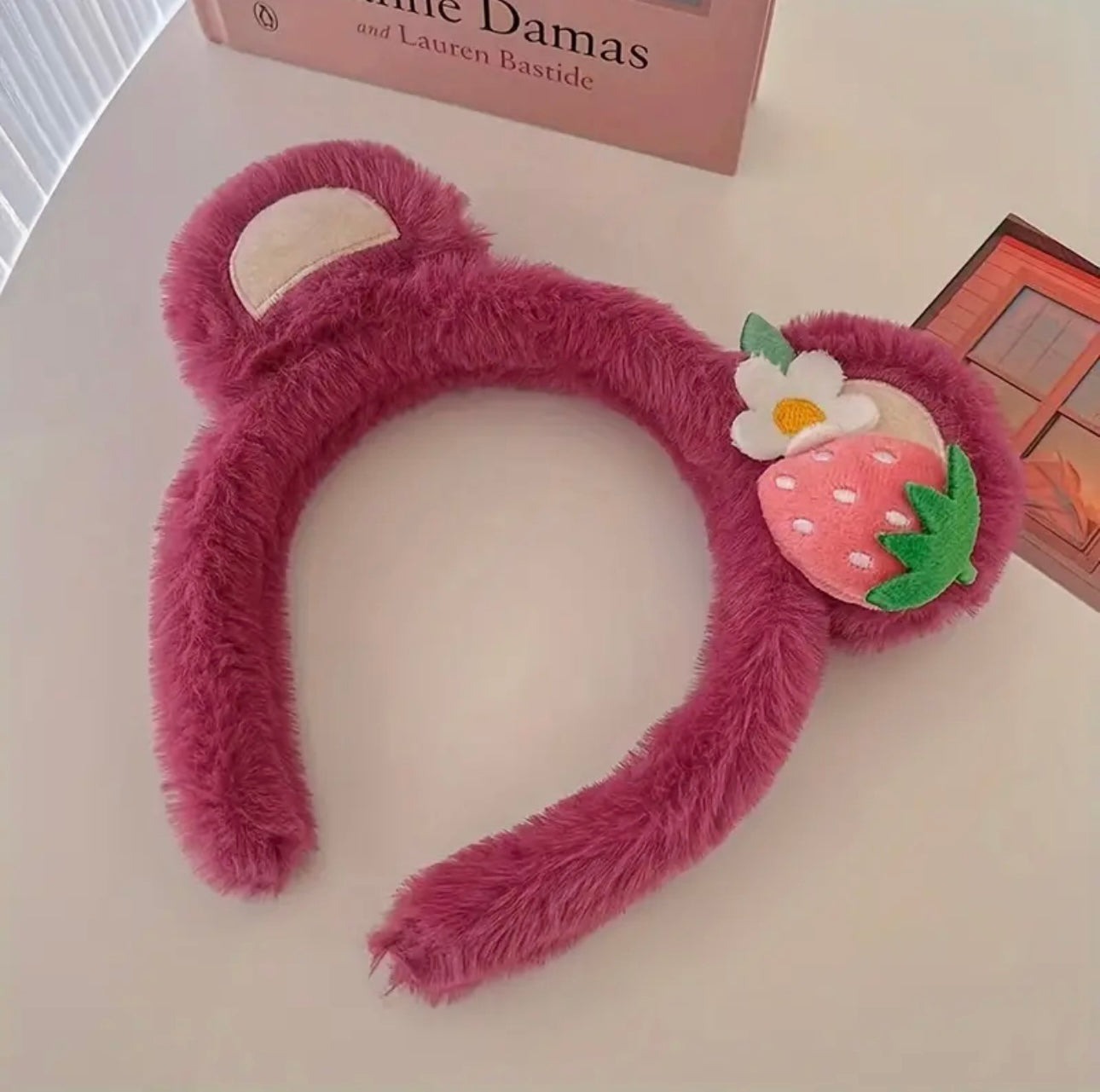 Strawberry Bear “Get Ready With Me” Headband