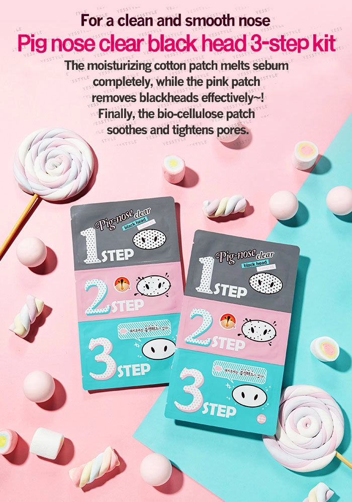 HOLIKA HOLIKA - Pig Clear Black Head 3-Step Kit