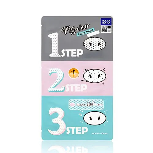 HOLIKA HOLIKA - Pig Clear Black Head 3-Step Kit