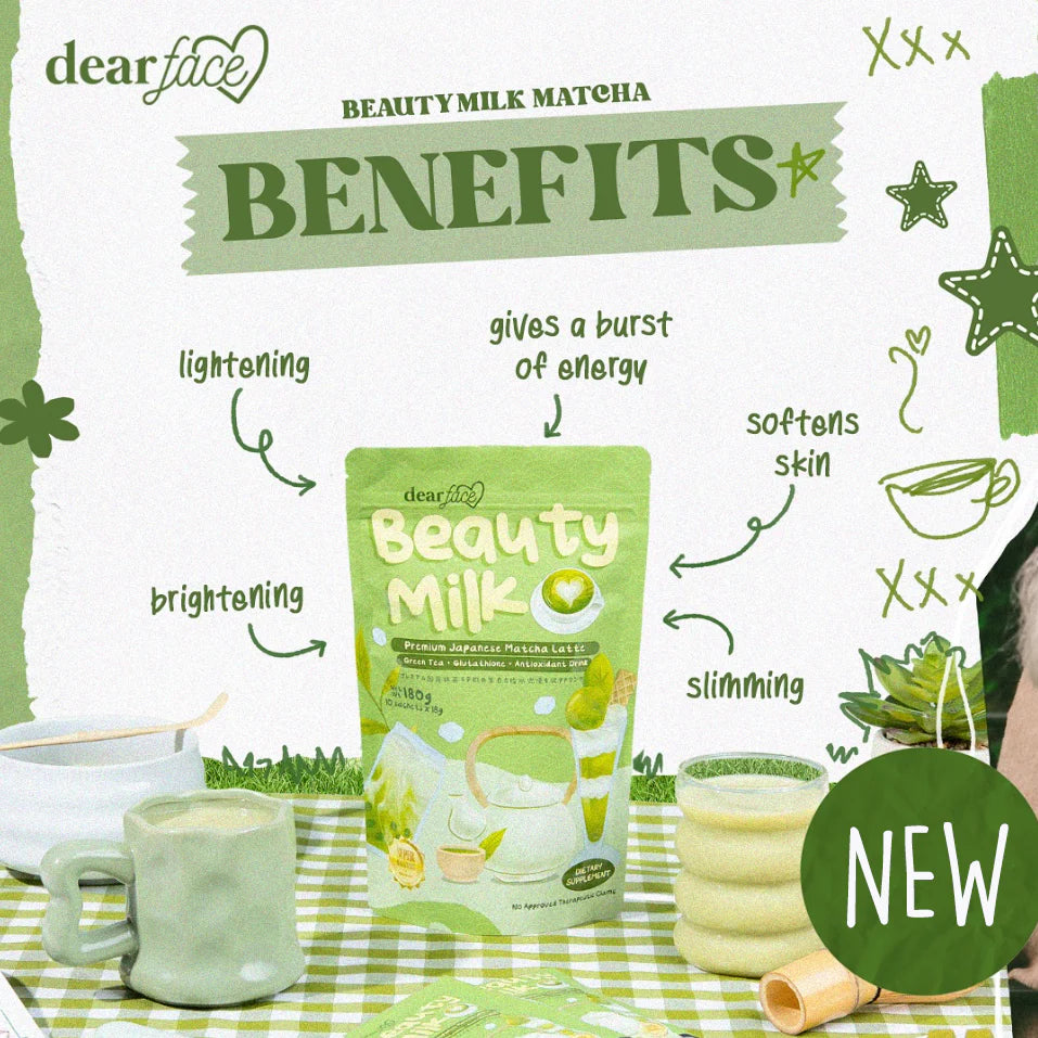 Beauty Milk - Premium Japanese Matcha Latte Green Tea