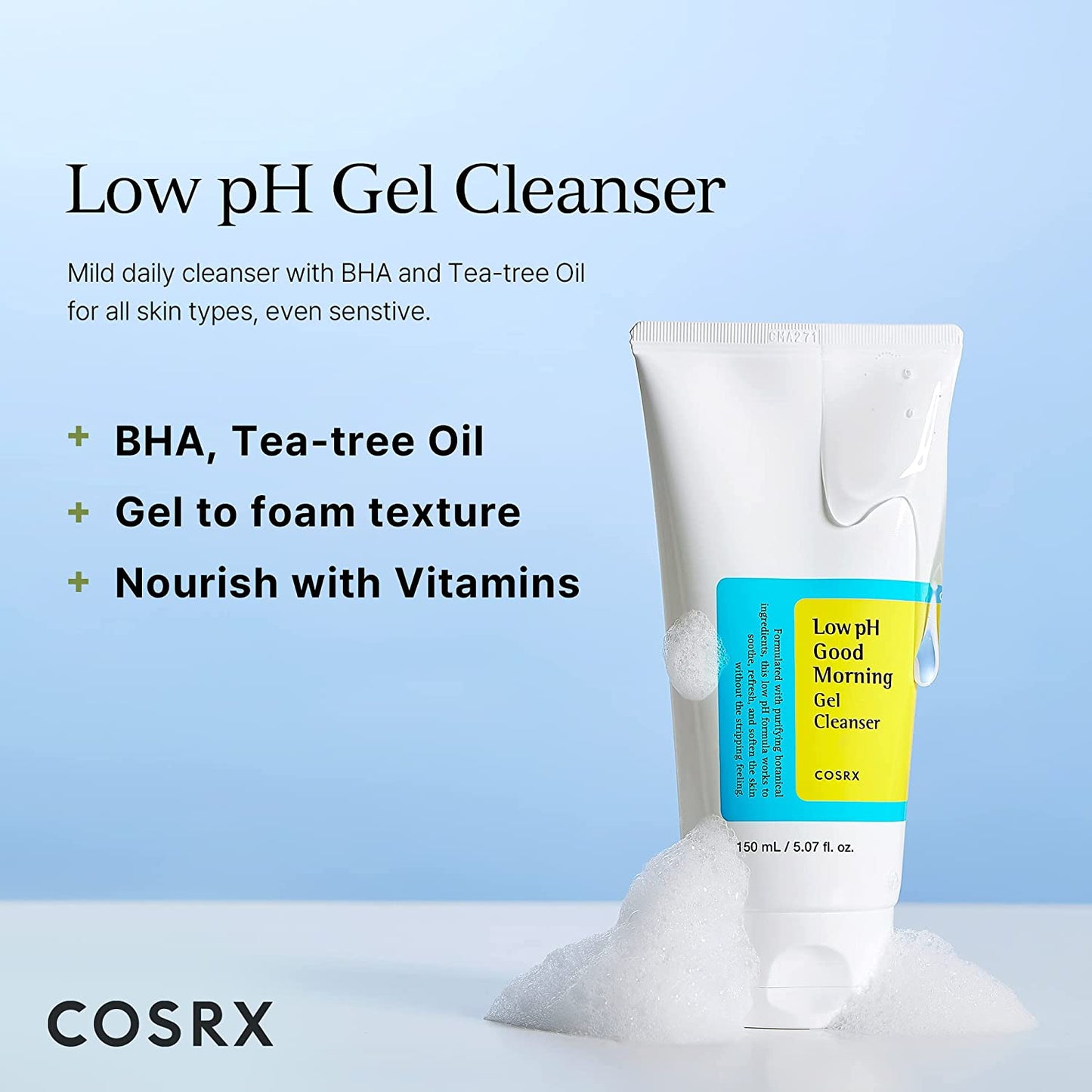 Cosrx Low pH Good Morning Gel Cleanser 150ml