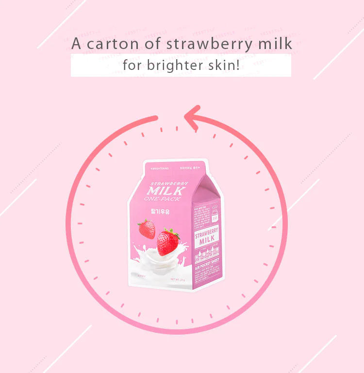 A'Pieu Milk One Pack Strawberry