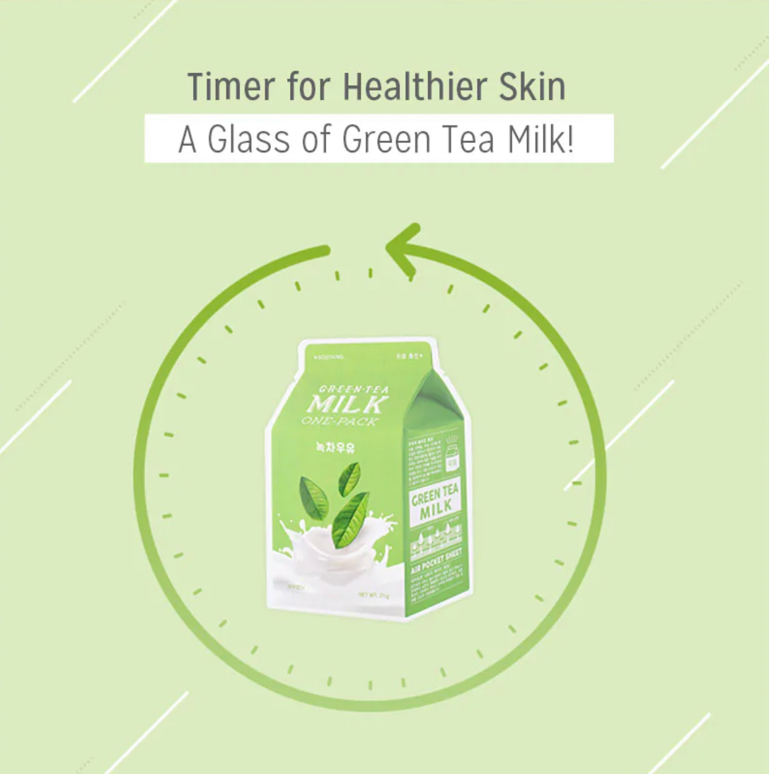 A'PIEU Milk One Pack Green Tea